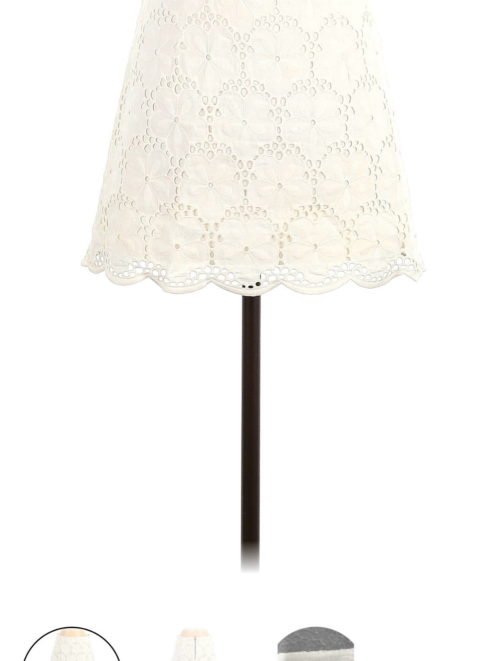 Lilly Pulitzer Cream Eyelet Dress with Pink Label